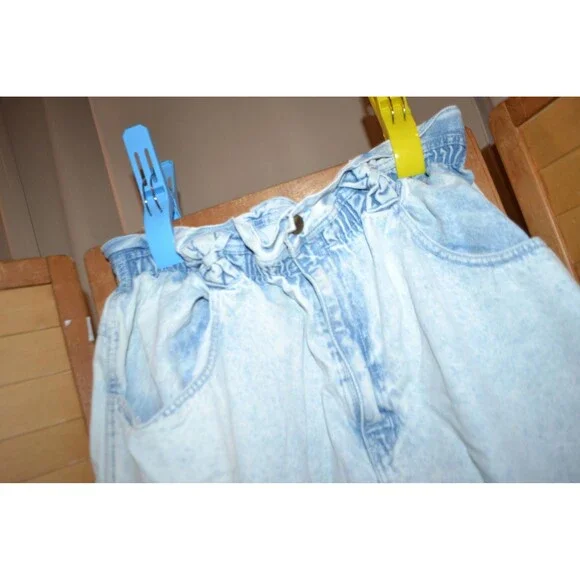 Denim Shorts High Waist 1980 One Short All Trends - Picture 2 of 6